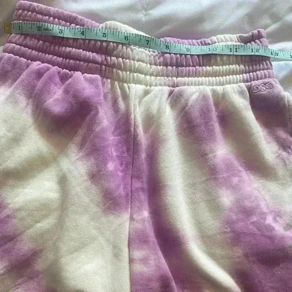 DSG NWT Women’s Long Fleece Short Lilac Fields Tie Dye Size 2XS - Picture 10 of 12